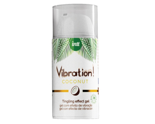 Рідкий вібратор Intt Vibration Coconut Vegan (15 мл) (без пакування!!!)