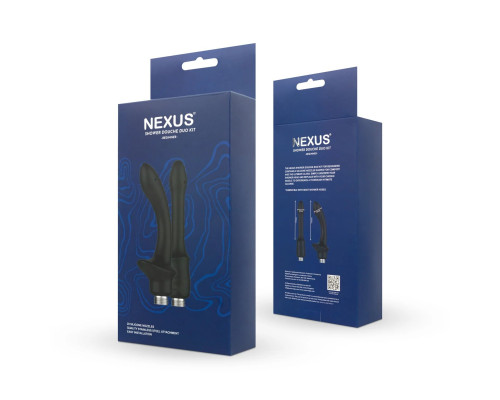 Набір анальних насадок для душу Nexus Beginner Shower Douche Duo Kit – Black, 2 шт.