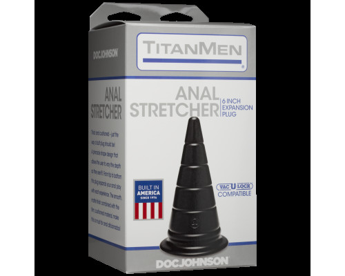 Анальный стимулятор Doc Johnson TitanMen - Anal Stretcher 6 Inch Plug (мятая упаковка!!!)