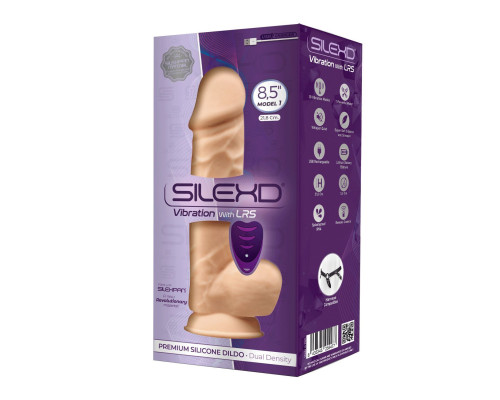 Фалоімітатор з вібрацією SilexD Norman Vibro Flesh (Model 1 size 8,5") LRS (упаковка від 8'' моделі)