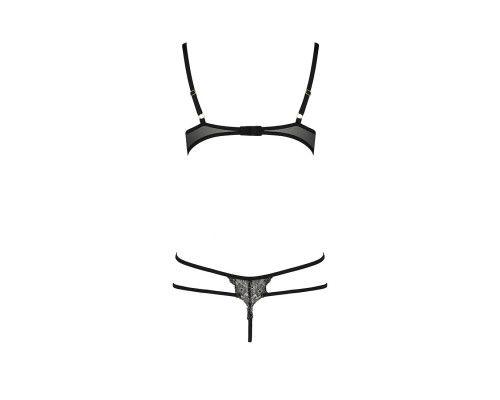 Розпродаж!!! Боді монокіні з відкритими грудями VALERY BODY black XXL/XXXL - Passion Exclusive